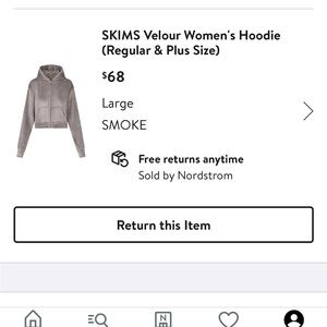 SKIMS Velour Jacket
